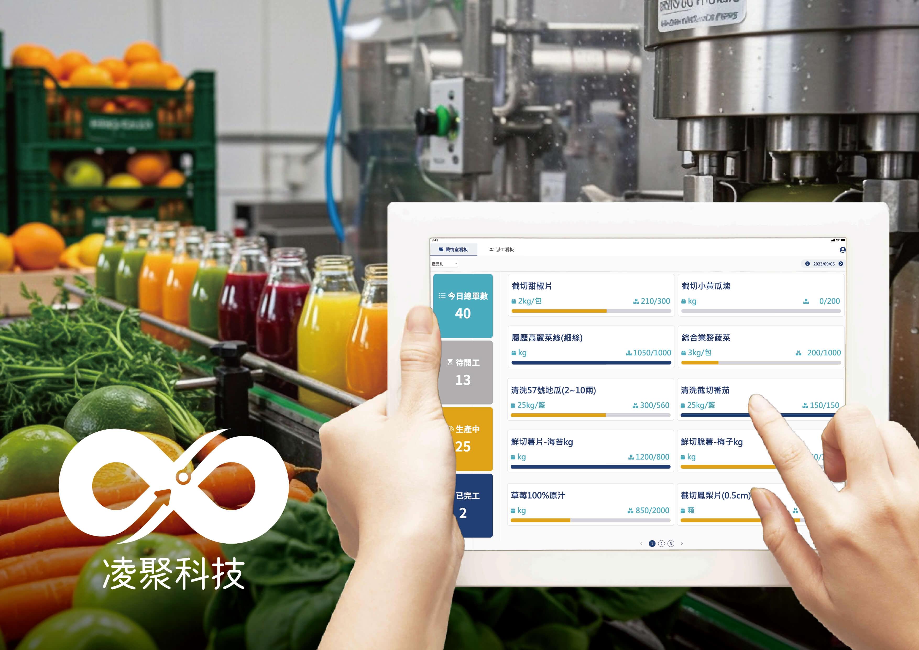 凌聚科技ERP 助食品業數位升級